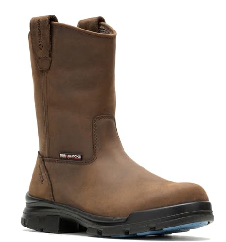 Wolverine Men's DuraShocks Sr Icon Waterproof Wellington Construction Boot