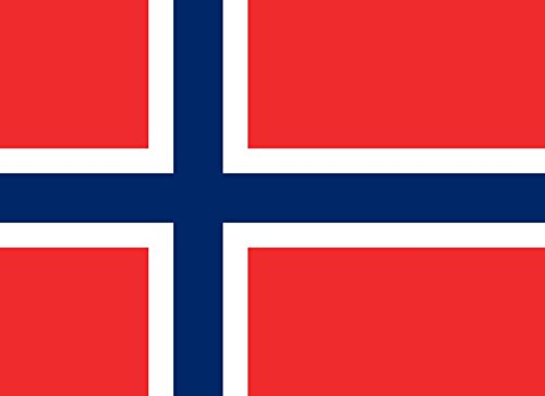 Etaia 5,4x8,4 cm - Auto Aufkleber Fahne/Flagge von Norwegen Norge Norway Europa Länder Sticker Aufkleber Motorrad Handy Laptop