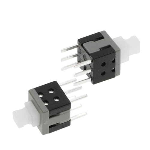 Interrupteur bouton poussoir 5.8mm de verrouillage DIP à 6 broches pour alimentation
