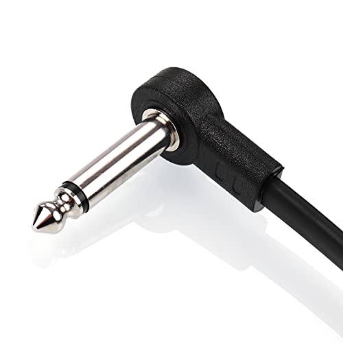 Mingzhe Cabos de Remendo Planos para Pedais de Efeito de Guitarra Ac-8 com 6 Polegadas de compriment