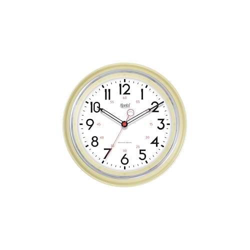Image of Ajanta Home Decor Clock 15 Inch (370mm) Mehendi Green | Luxury Silent Sweep Wall Clock | Stylish Modern Design | Model 7087
