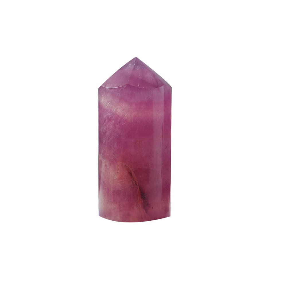 Fluorite rose violet colonne pour calmer le stress et décorer votre espace de vie