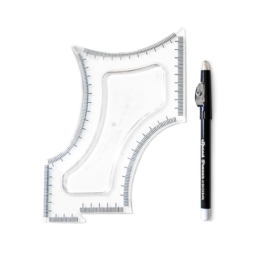 The Cut Buddy Original Shaping Tool, Clear Beard and Hairline Template with Bonus Tracer Pencil, As Seen on Shark Tank