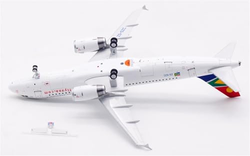 Modelo de avión South African Airways Airbus A320 réplica premium con flaps 2