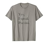 Puccini T Shirt - Classical Music Lover Ts, Opera Lover Gift
