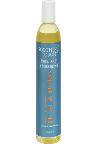 Soothing Touch, Bath Body Massage Oil Rest and Relax, 8 Fl Oz
