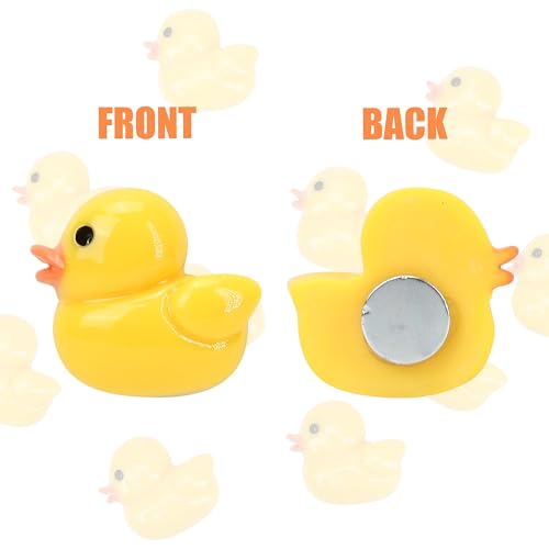 10 imanes de pato decorativos para refrigerador miniatura 5
