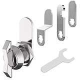 Ajustement polyvalent : compatible avec les portes d'armoires standard, les façades de tiroirs, les casiers et les boîtes aux lettres britanniques. S'installe facilement sur des panneaux de 16 à 22 mm d'épaisseur.