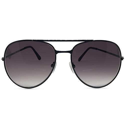 Fort Lauderdale Retro Aviator Bifocal Sunglasses Set