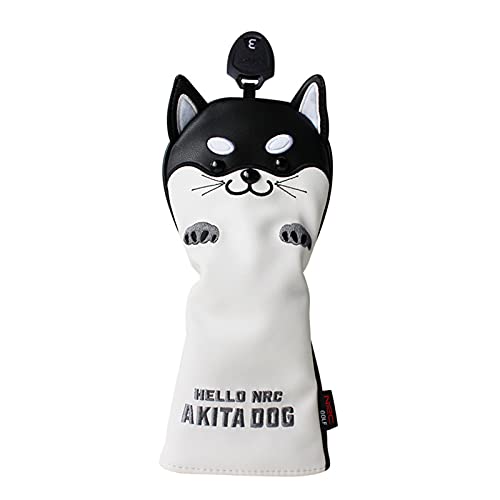 Couvre-chefs de club de golf Akita en cuir pour la protection efficace de la plupart des fers