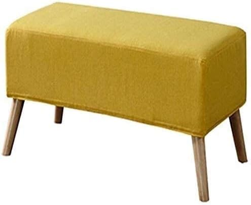 Tabouret-canapé en bois et tissu pour un confort durable