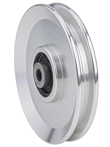 Polea de aleación de aluminio de 110 mm y rodamiento 6202RS para poleas 2