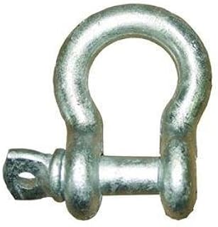 (6) Forged Galvanized Screw Pin Anchor Shackle 5/8