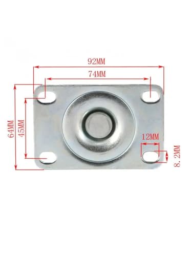 Roulette universelle de 5 pouces à double roulement pour cage de stockage - 3