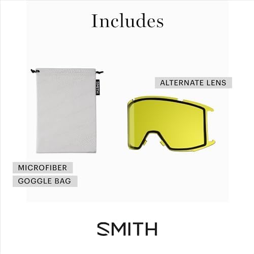 Miniatura 4 de SMITH Squad Goggles with ChromaPop Lens Snow Goggles with Replaceable Lens for Skiing & Snowboarding for Men & Women