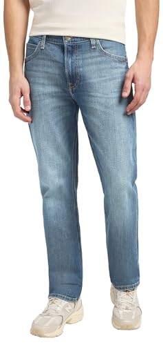 Lee - West Riverway - Jeans - Blue - W33 / L34 - 67% Cotton, 32% Lyocell, 1% Elastane,Denim