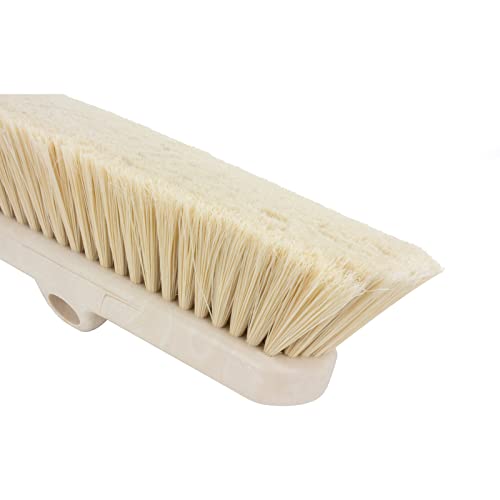 Image of SPARTA 41278EC25 Flo-Thru Plastic Wall Scrub Brush, Equipment Brush With Soft Nylex Bristles For Industrial Kitchens, Hospitals, Commercial Cleaning, 4 Inches, Tan