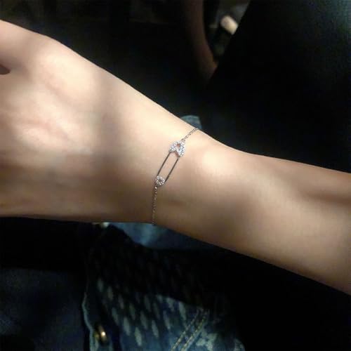 Safety Pin Bracelet Gold Safety Pin Bracelet Safety Pin Bracelet Mental Health Link Bracelet Gold bracelets for Women Gifts for Christmas Stocking Stuffers4