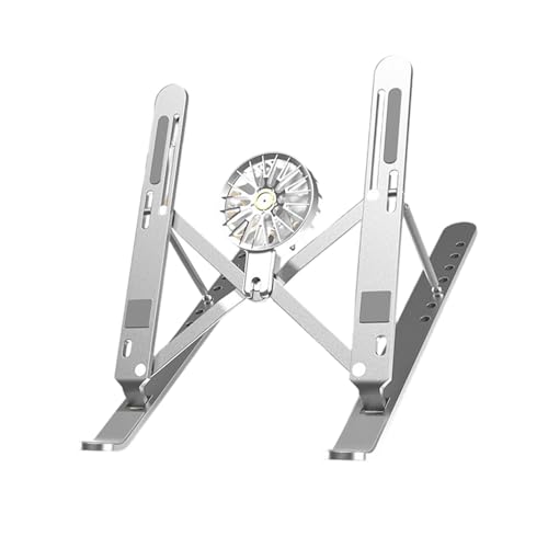 Support ordinateur ventilé aluminium réglable ergonomique pour bureau - 7