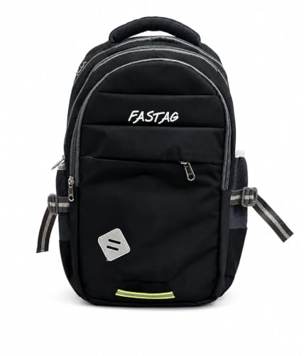 Image of Backpack, Black with Multiple Compartments