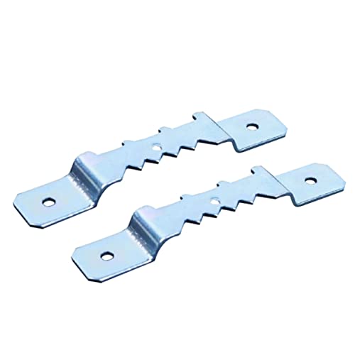Image of Generic 10pcs Metal Hanger Screws Double Hole Frame Wire for Hanging Picture Hanging Hardware