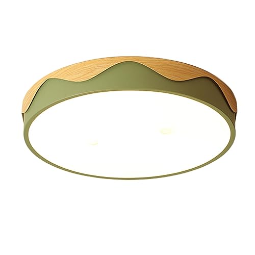 Plafonnier LED vert dimmable en acrylique pour cuisine et chambre