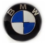 BMW Emblema Logo capó 82 mm placa para todos los modelos E36 E34 E46 E39 E38 E30 X5 X6 X3 X1 Z3 Z4 E90 E87 E60 6 7 E60 E65 Original BMW.