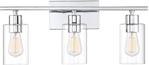 Savoy House 8-2149-3-11 Lambert Modern Clear Glass Bathroom Vanity Wall Light, 3-Light 180 Total Watts, 10