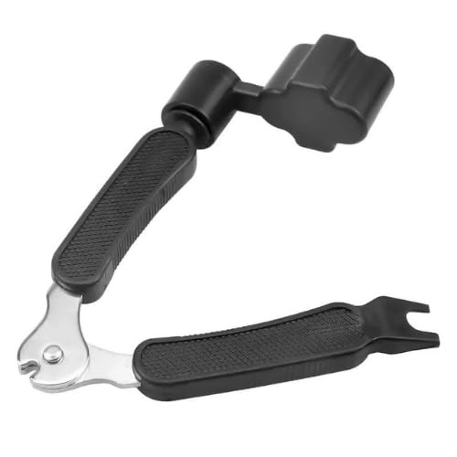 Encordador de Guitarra 3 en 1: Cortador de cuerdas, Enrollador y Extractor de Clavijas | Kit para cambiar...