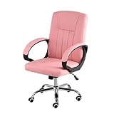 リフト可能な人間工学の椅子、ソファボスの椅子、回転オフィスの椅子、快適な肘掛けゲームチェア、ホーム/オフィス,ピンク