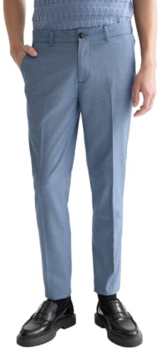SCOTCH & SODA Men's Mott Chino Casual Pants, Pageant Blue Melange 401, 38W x 34L