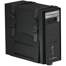 Mount Plus MP-CPB-2 Wall Mount CPU and Game Console Holder | Adjustable Width 4.8in to 8.3in | Metal Mounting Bracket for Desktop PC, Computer Tower, Game Console, APS Back-UPS, CyberPower UPS System