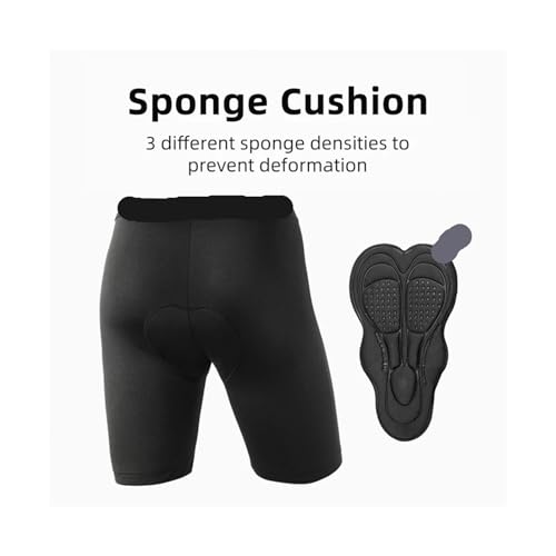 Shorts 2 en 1 para ciclismo con ropa interior separable miniatura 3