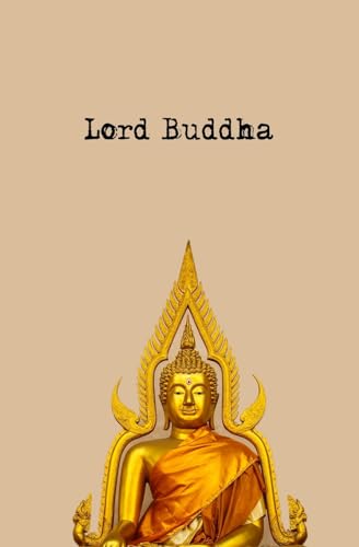 Lord Buddha: 150-page Diary With Gold Lord Buddha Statue Art on the Cover