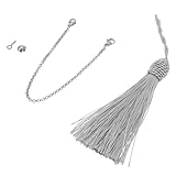 Healifty Kalimba Tremolokette aus Zinklegierung Kleines Handliches Daumenklavier Zubehör zur Klangfarben Erweiterung mit Glatter Oberfläche Selbstgemacht Dekorationskette für