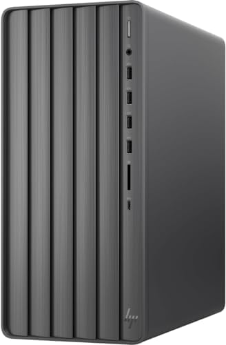 HP Envy Desktop PC 2TB SSD 64GB RAM Win 11 Pro (Intel Core 14th Generation i9-14900KS Processor - 3.20GHz Turbo Boost to 6.20GHz, NVIDIA GeForce RTX 8GB GDDR6) Business Computer
