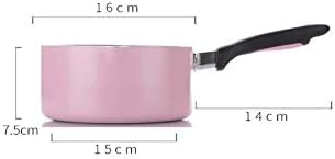 HOT Mini Milk Pan Not-Sticky Heating Pot Portable Soup Metal Flat-Bottomed Multifunction Egg Noodles Kitchen Cooking image 3