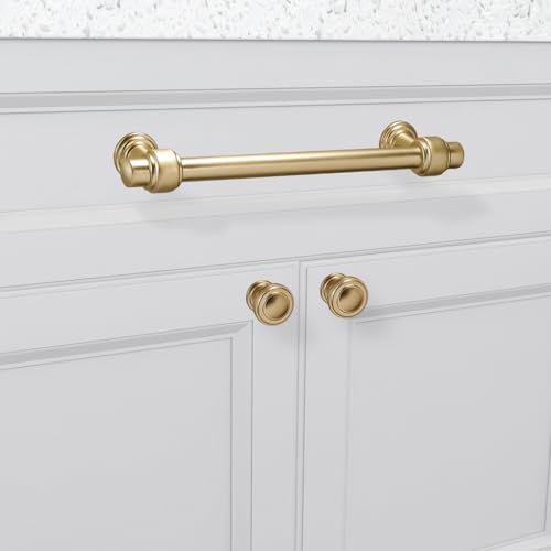 BUKOBYHE 10 Pack 5 Inch Kitchen Cabinet Handles Champagne Bronze Cabinet Pulls Zinc Alloy Drawer Pulls Kitchen Hardware by BUKOBYHE - Image 4