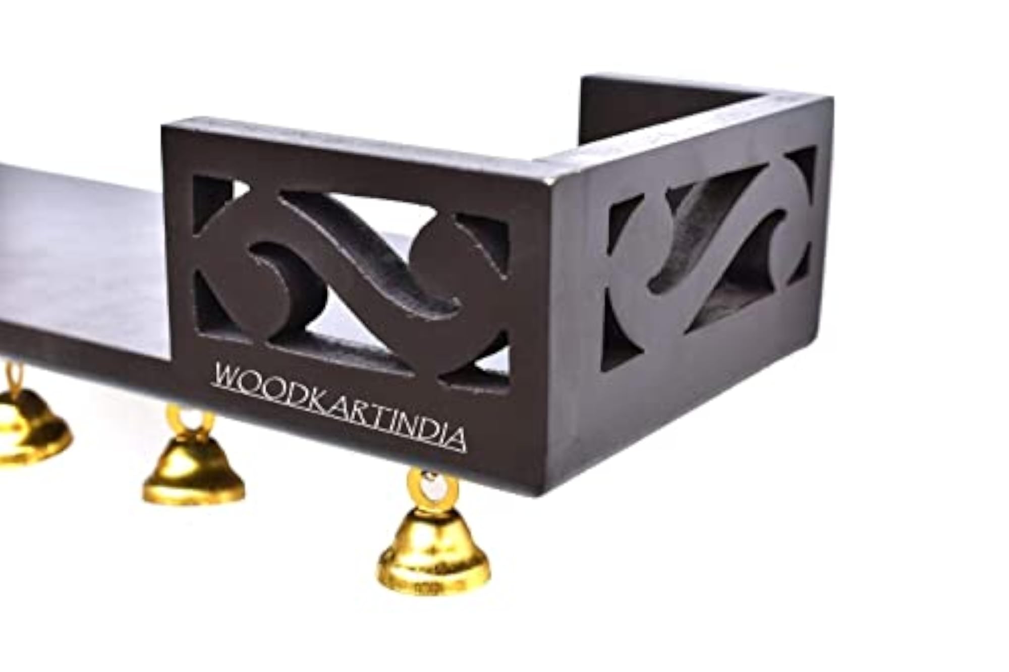 Wall Mount Wooden Temple, Compact Pooja Mandir