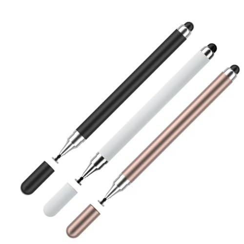 3 pcs lapiz para tablet, lápices capacitivos universales para pantalla táctil, lápices ópticos para todas las tabletas, para iPhone iPad Samsung Galaxy Surface Huawei Lenovo, etc.