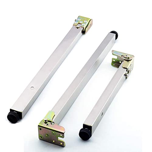 Pieds de meuble réglables en hauteur acier inoxydable push-pull 50-130cm