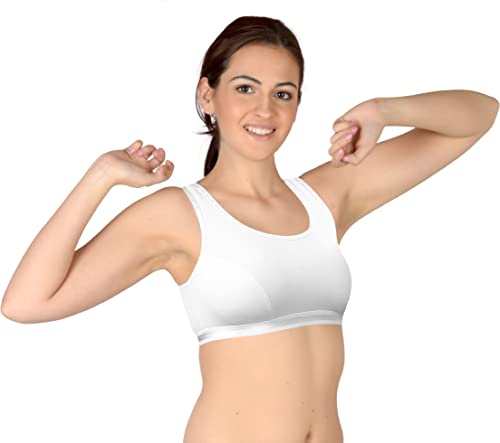 Image of Selfcare Women Cotton Blend Full Coverage Non Padded Sports Bra