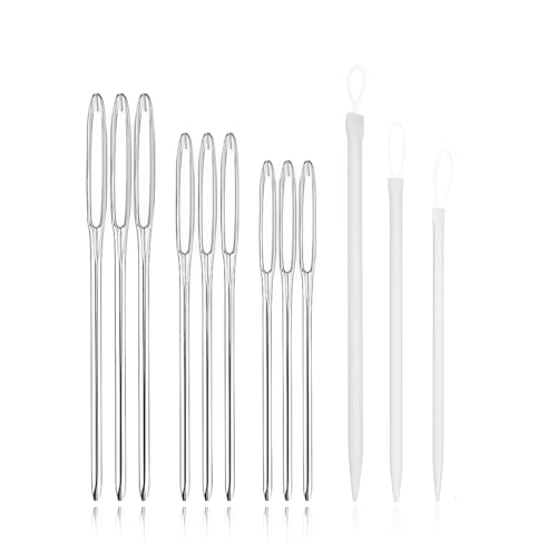 Materiale Durevole: Realizzato in robusto metallo e nylon, questo ago resistente è resistente alla piegatura o alla rottura anche con uso ripetuto e progetti pesanti. Ha una superficie liscia, è forte e durevole, non si rompe o si deforma a piacimento e può essere utilizzato per un lungo periodo di tempo