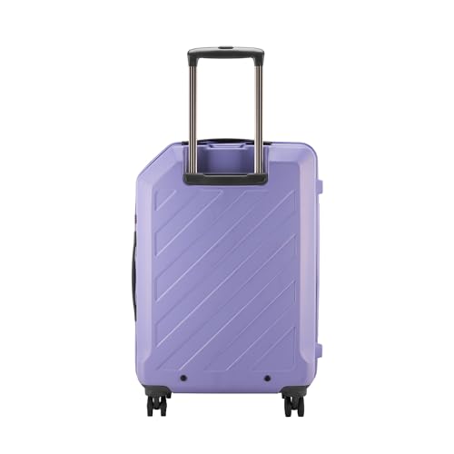 Image of Skybags Jerrycan Check-in Trolley Bag-65cm | Plastic,Premium Push Button Luggage with 8 Spinner Wheels & TSA Lock | Hardsided Suitcase for Travel | Periwinkle (Medium)