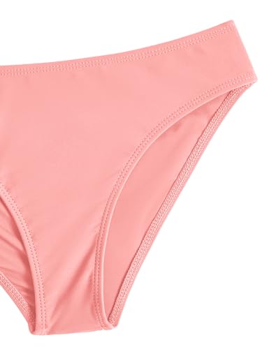 Image of SHENHE Girl's 3 Piece Swimsuits Cute Spaghetti Strap Triangle Bikini with Ditsy Floral Cover Up Teen Bathing Suits