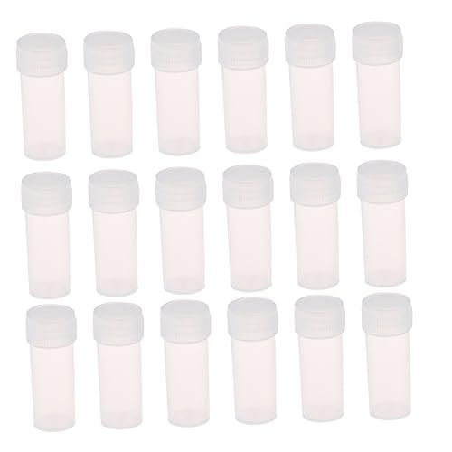 NOLITOY �v���X�`�b�N�o�C�A��50�Z�b�g �W�t��5ml �l�ߑւ��{�g�� �����T���v���e�� �����T���v���ۊǗp ���s �o�� �A�E�g�h�A�p�~�j�������{�g��