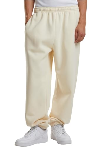 Build Your Brand Pantalones Deportivos para Hombres, Arena Blanca, S