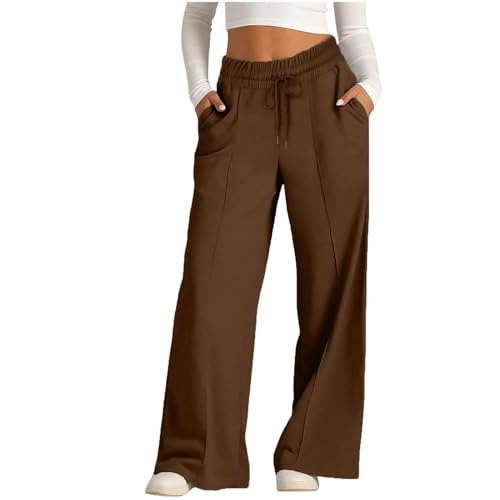 Wide Leg Sweatpants Women High Waisted Baggy Joggers Loose Fit Athletic Sweatpants Soft Lightweight Joggers 2025