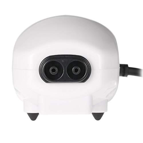 cjcaijun Contrôle de la température Ultra silencieux Aquarium pompe à air 1.8 / 2L min poissons d'aquarium réservoir d'oxygène 1/2 sortie avec tuyau vanne d'air Set Pierre Lampe chal