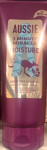 Image of Aussie 3 Minute Miracle Moisture Deep Treatment Hair Conditioner for Dry, Brittle Hair
